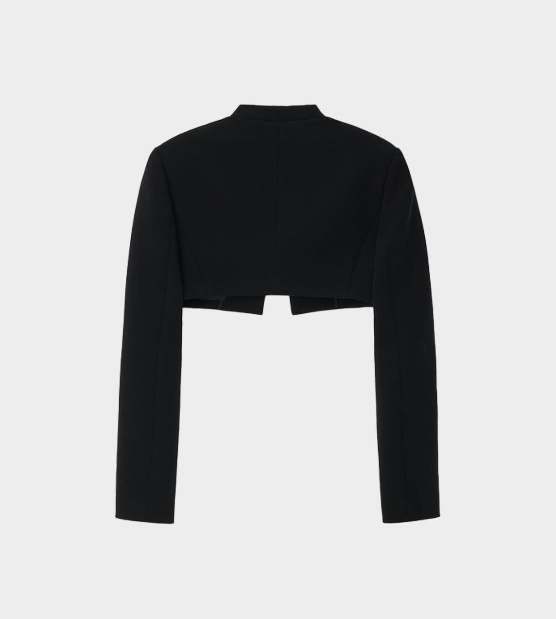 KimHeKim - Puffy Bow Cropped Jacket Black