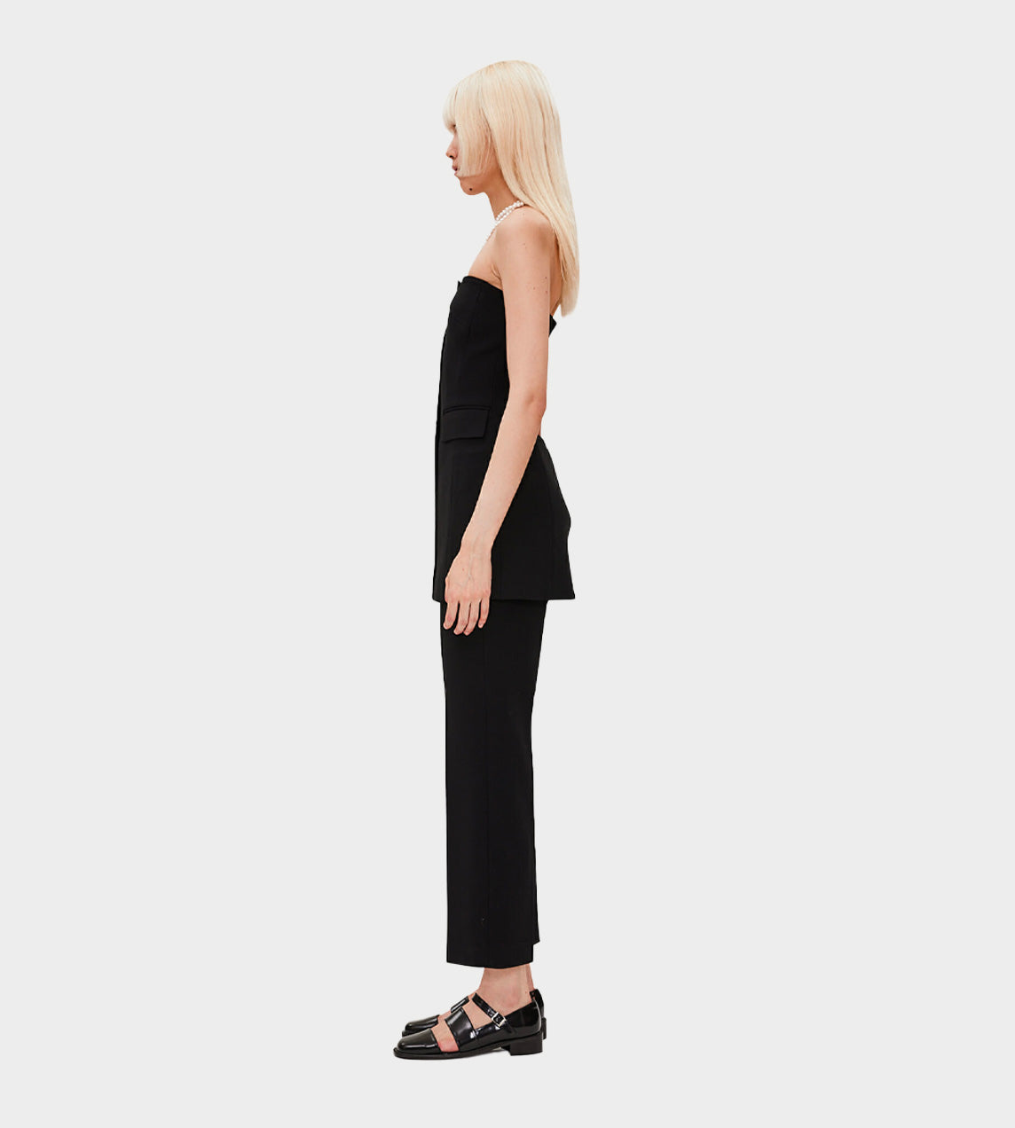 KIMHEKIM - Strapless Mini Dress Black/White