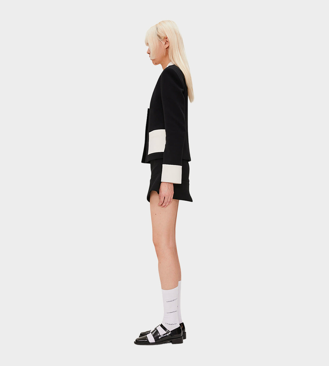 KIMHEKIM - Flared Mini Skirt Black