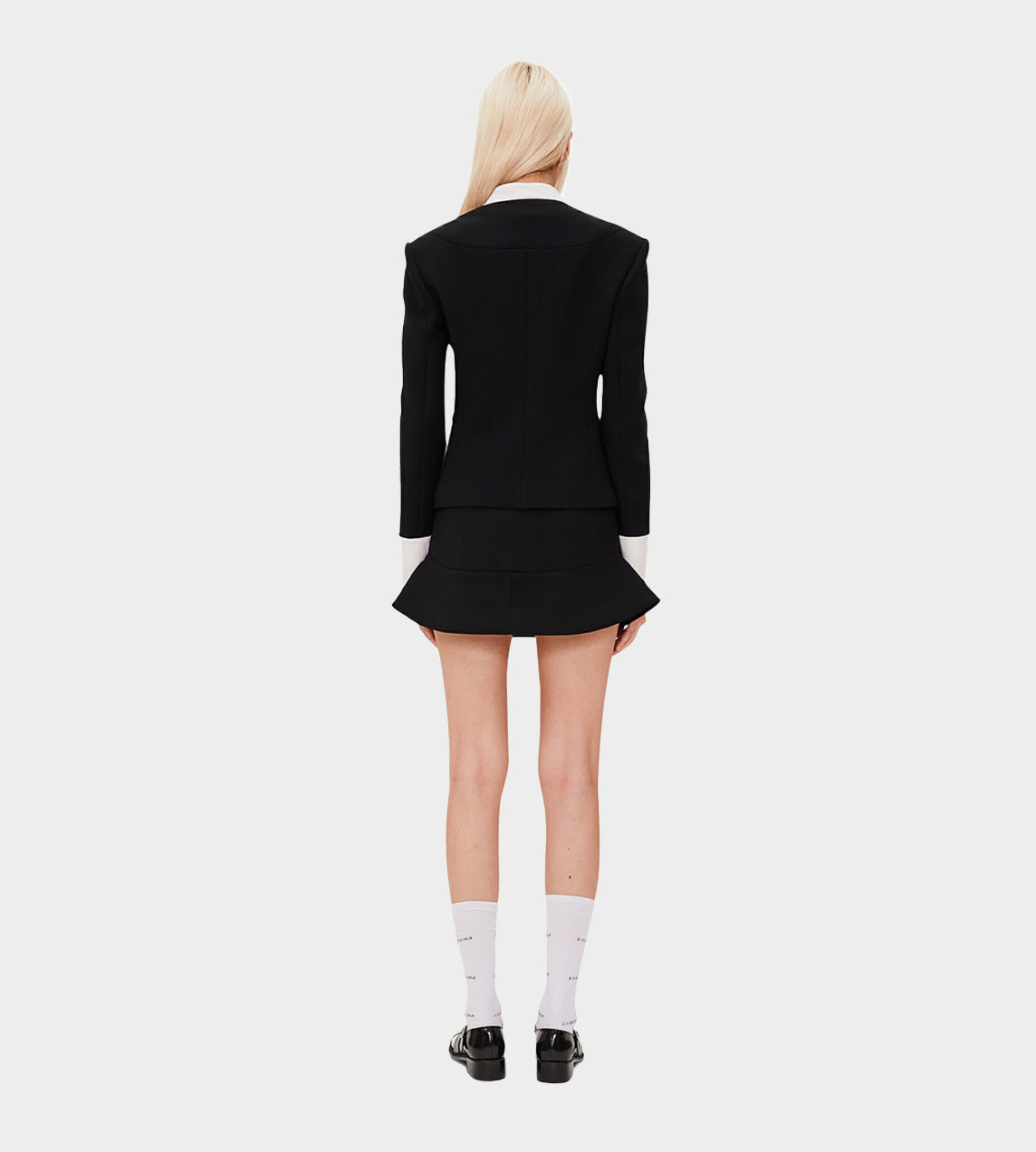 KIMHEKIM - Flared Mini Skirt Black