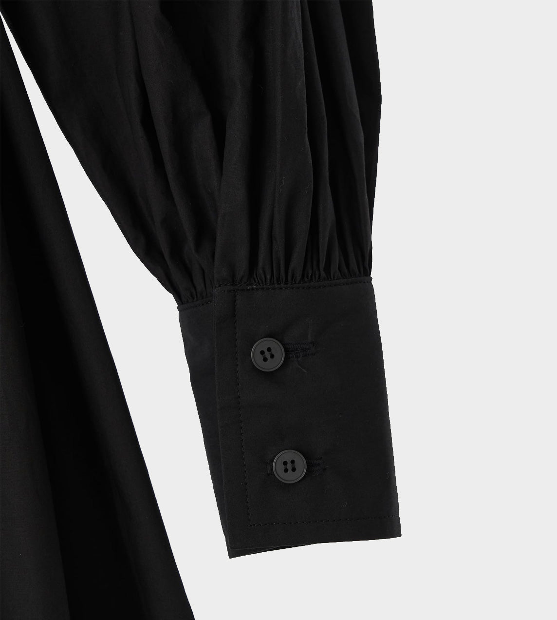 KIMHEKIM - Corset Mini Shirt Dress Black