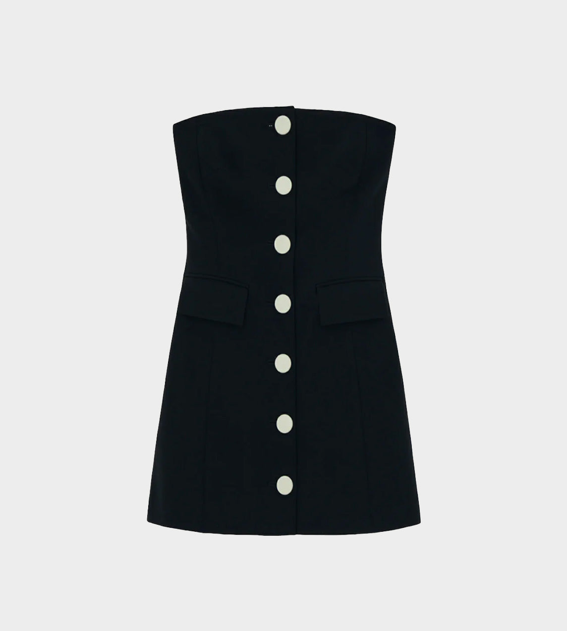 KIMHEKIM - Strapless Mini Dress Black/White