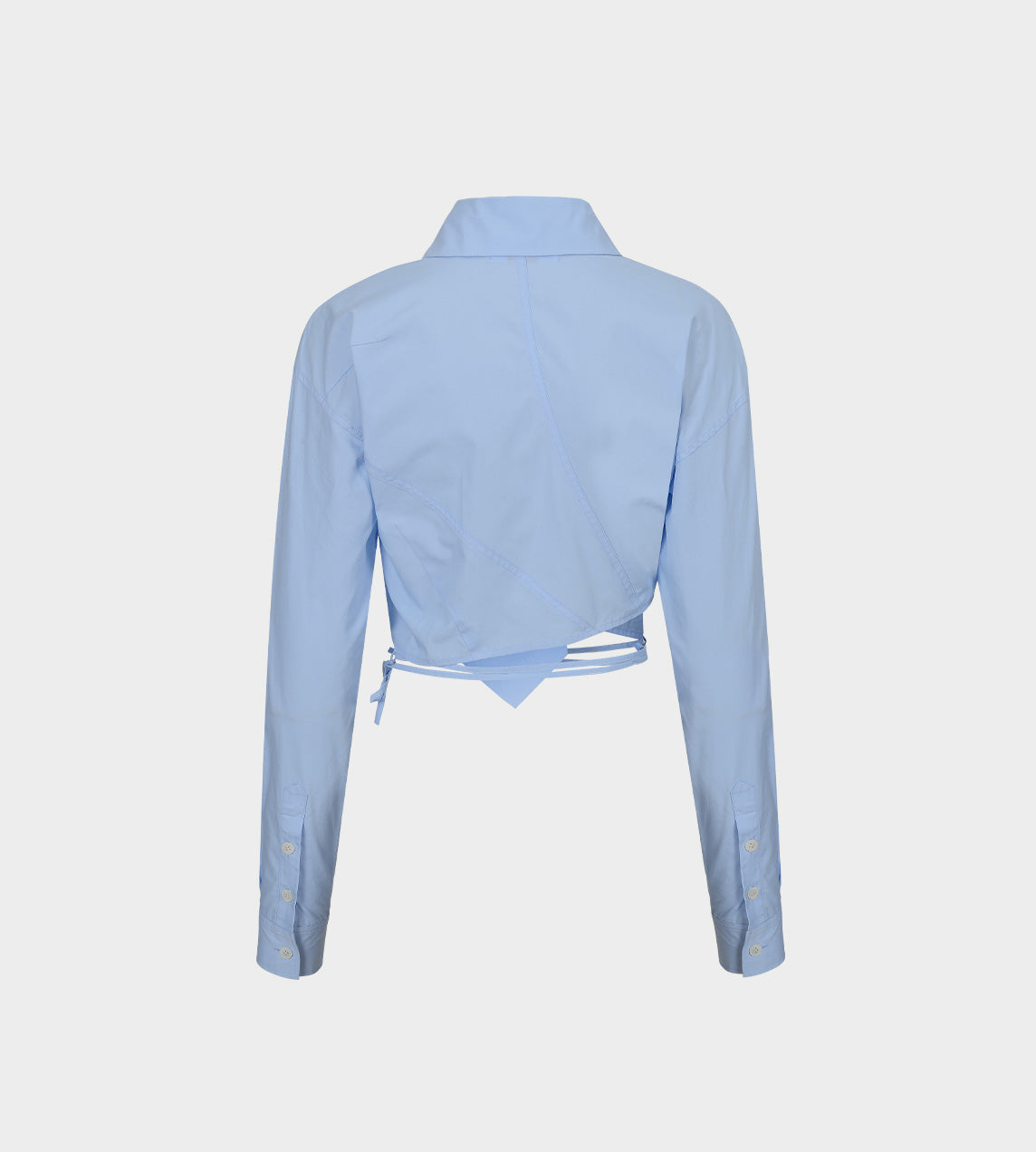 LEJE - Tie Twisted Shirt Blue