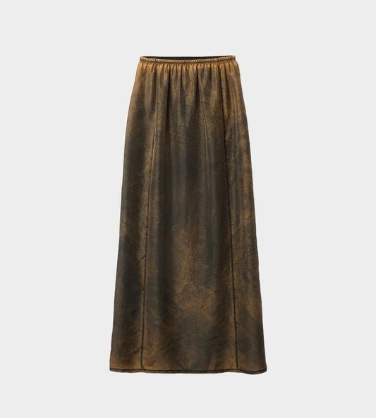 MM6 Maison Margiela - Rusted Silky Maxi Skirt 