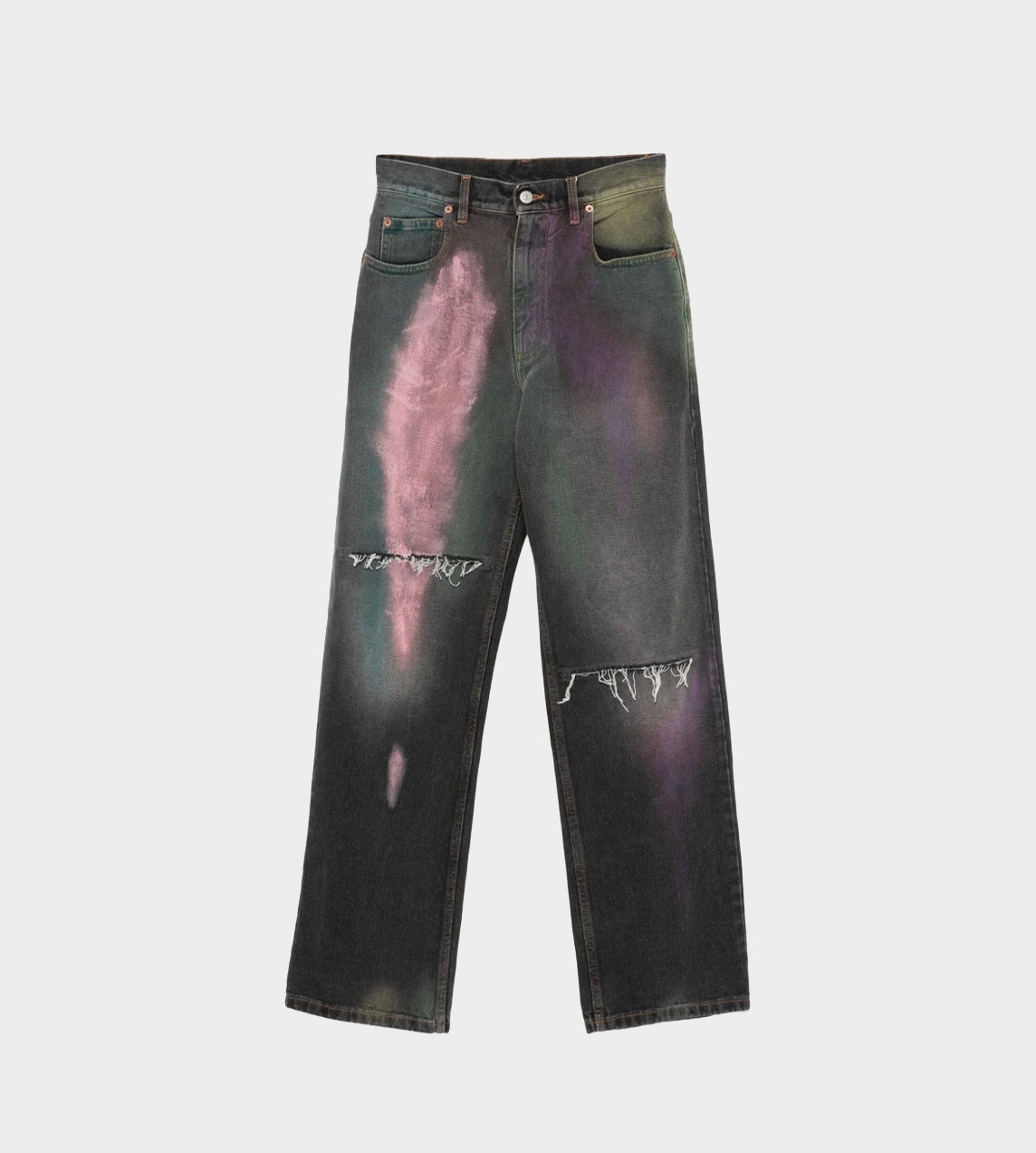 MM6 Maison Margiela - Graffiti Destroyed Jeans