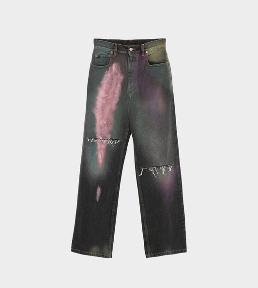 MM6 Maison Margiela - Graffiti Destroyed Jeans