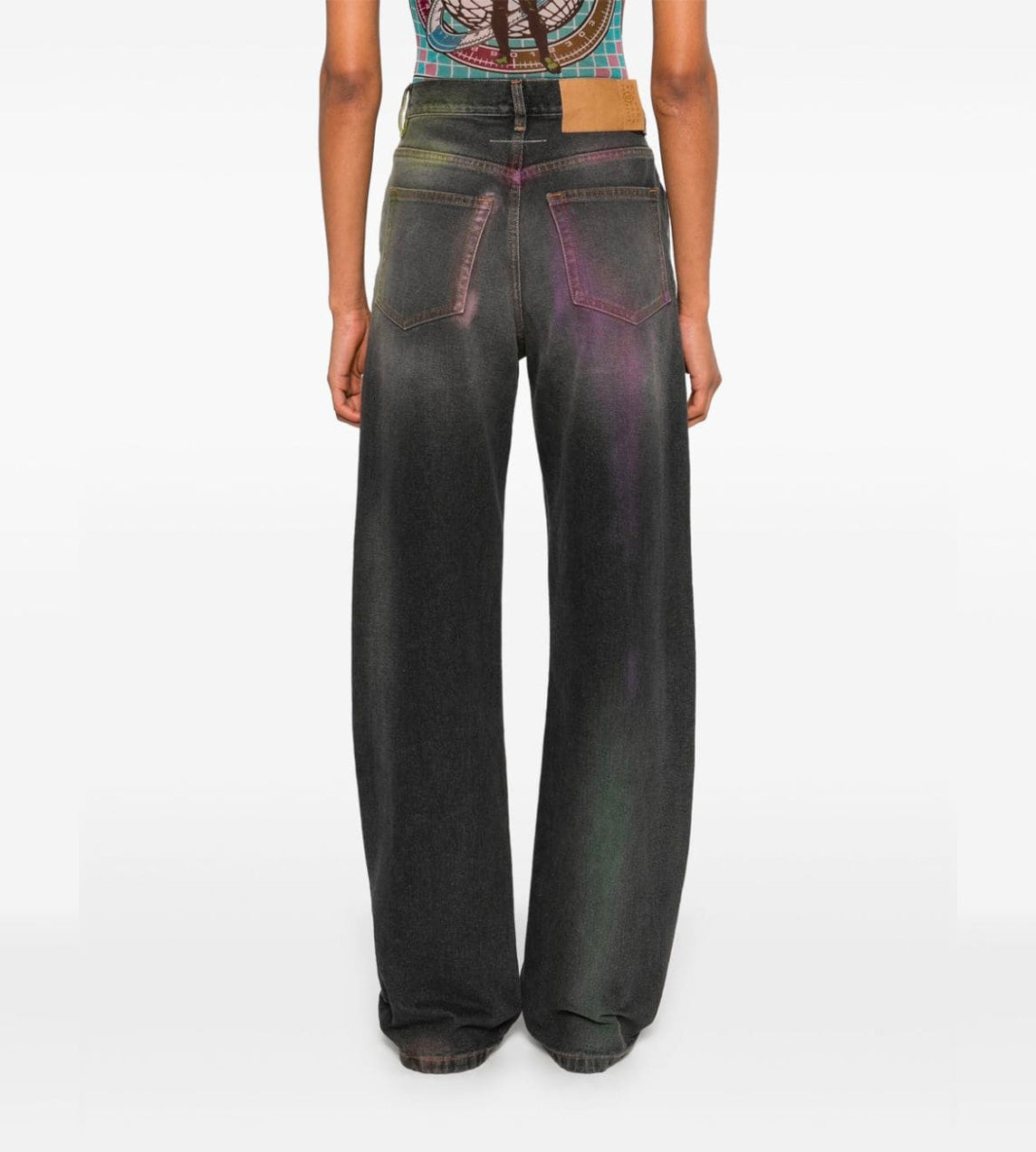 MM6 Maison Margiela - Graffiti Destroyed Jeans