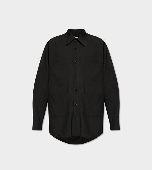 MM6 Maison Margiela - Multi-pockets Wool Shirt