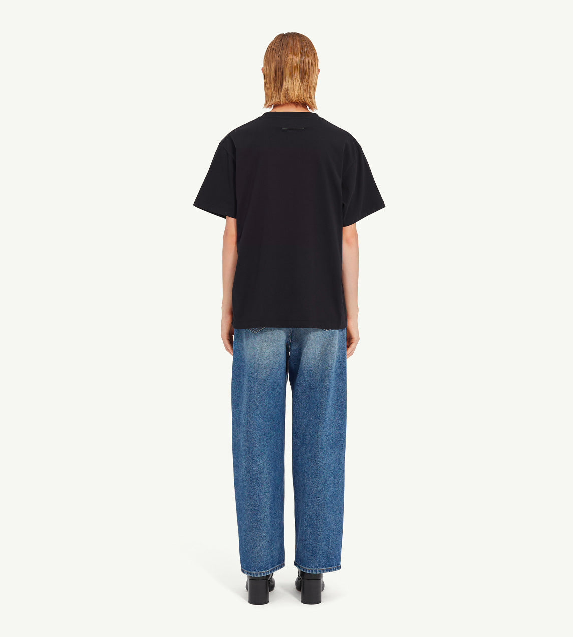 MM6 Maison Margiela - Newspaper Print Tee Blk