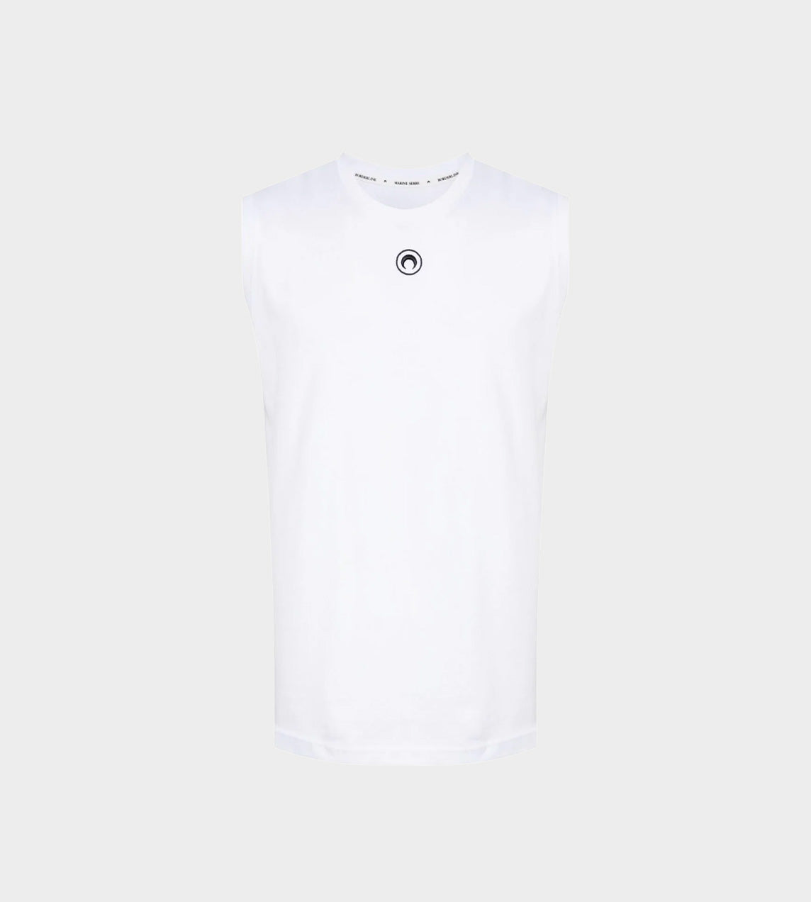 Marine Serre - Organic Cotton Plain Tank Top White