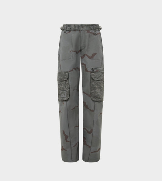 Marine Serre - REGEN Camo Cargo Pants D. Grey