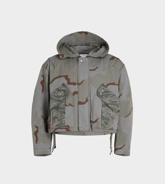 Marine Serre - REGEN Camo Bomber Dark Grey