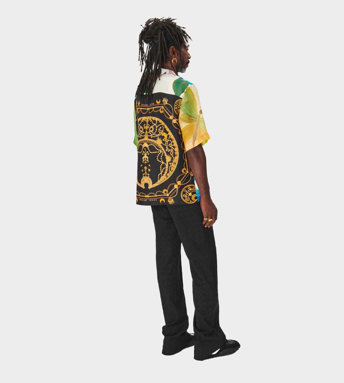 Marine Serre - REGEN Silk Scarves Bowling Shirt