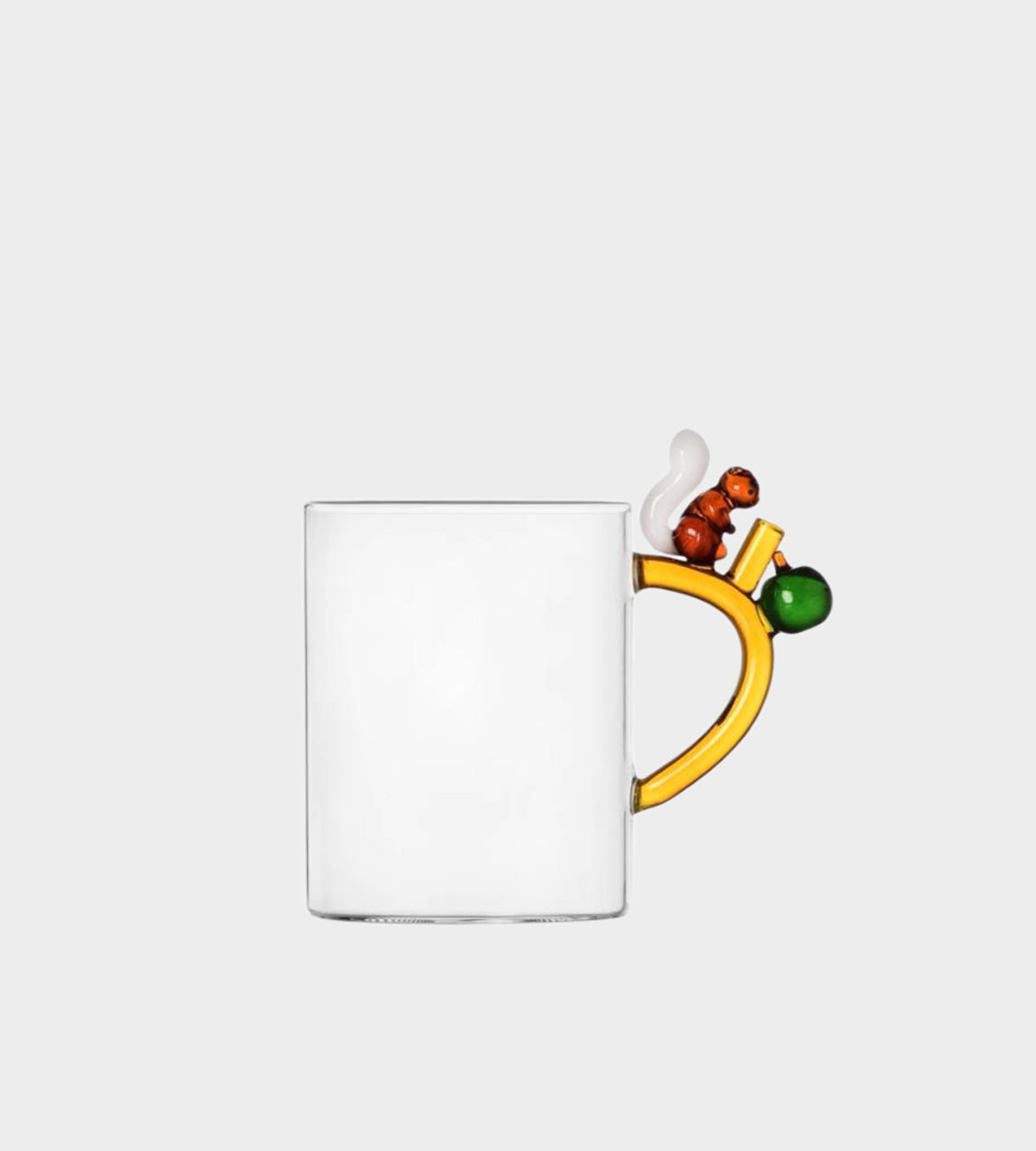 Fruit & Flowers Mug w/Squirrel