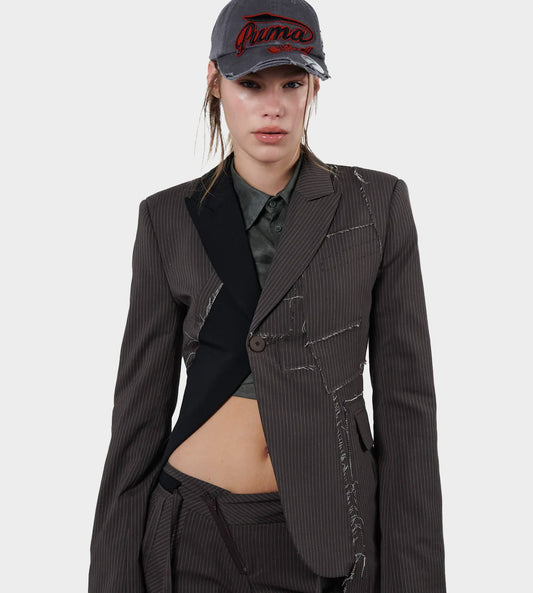 OTTOLINGER - Deconstructed Blazer Brown