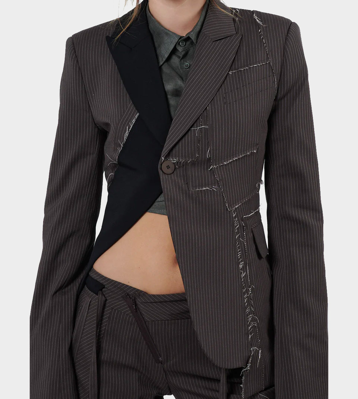 OTTOLINGER - Deconstructed Blazer Brown