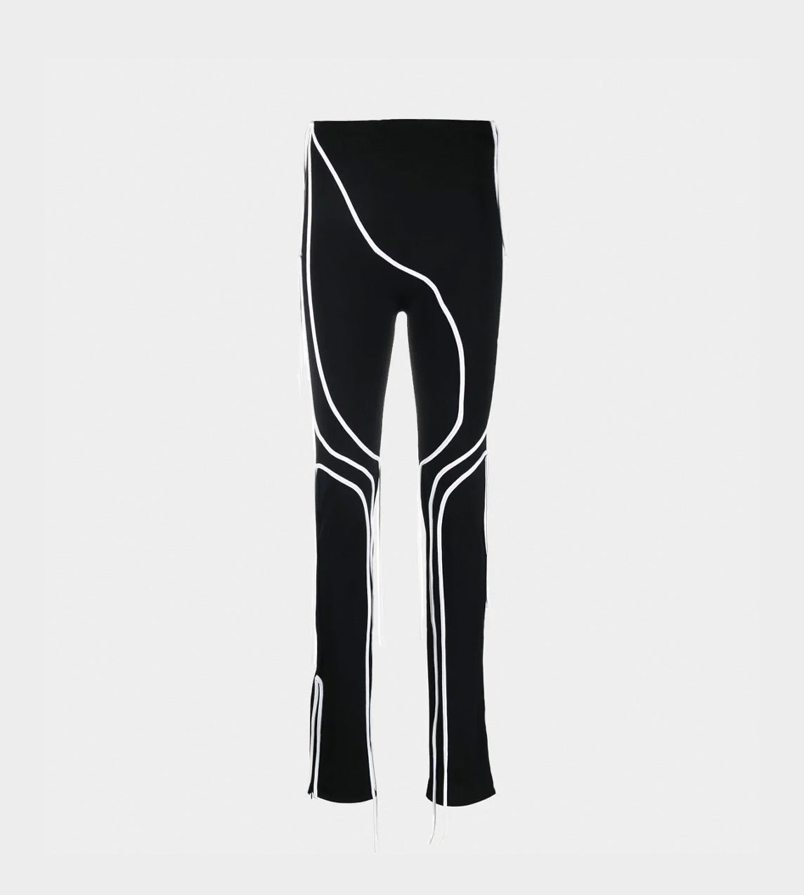 Ottolinger - Knit Strappy Leggings Black/White