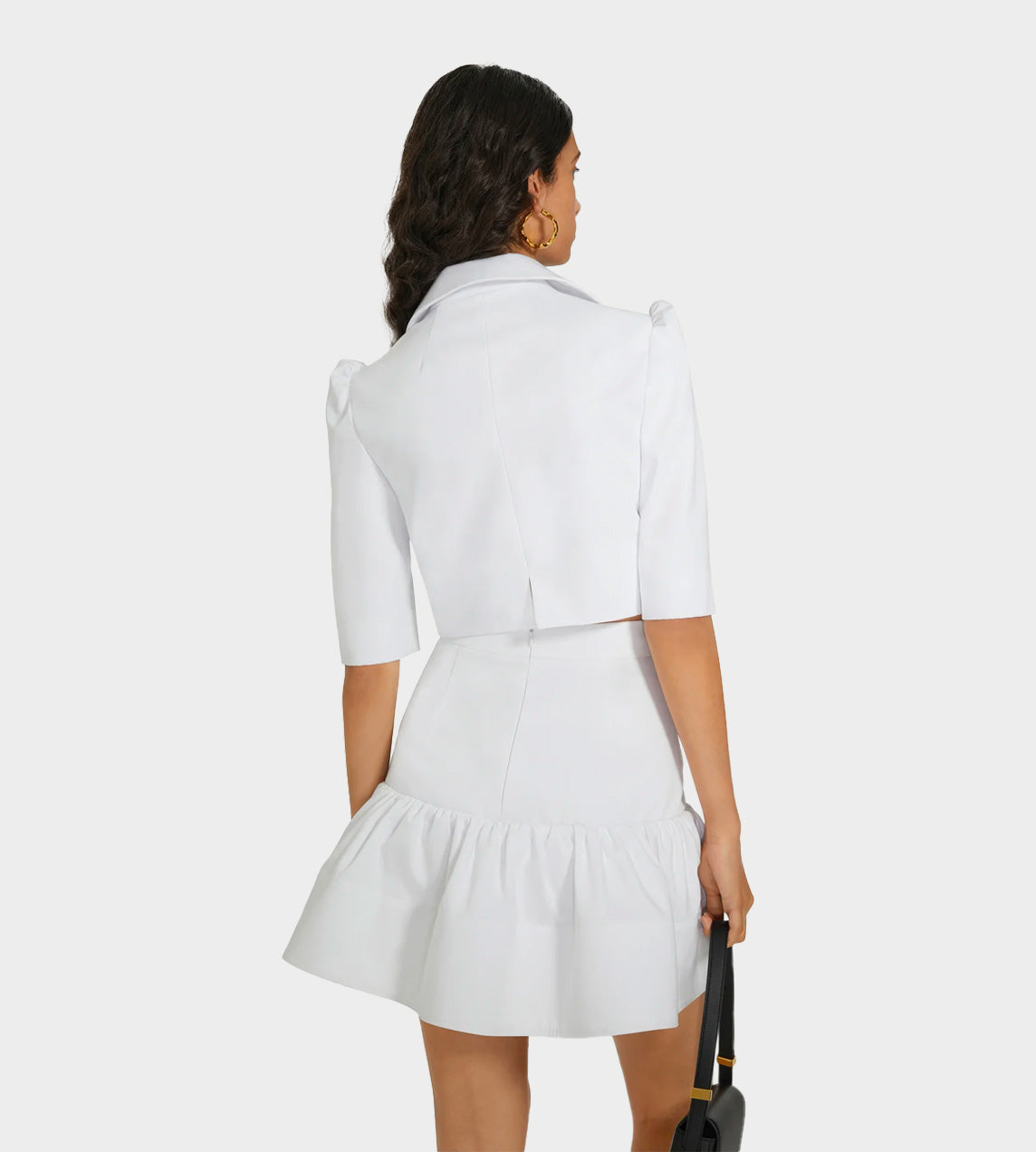 Patou - Short Sleeve Cotton Jacket White