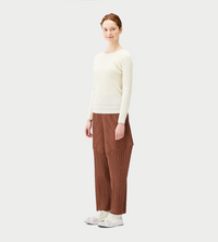 PLEATS PLEASE ISSEY MIYAKE -  A-POC Long-Sleeved Top Off White