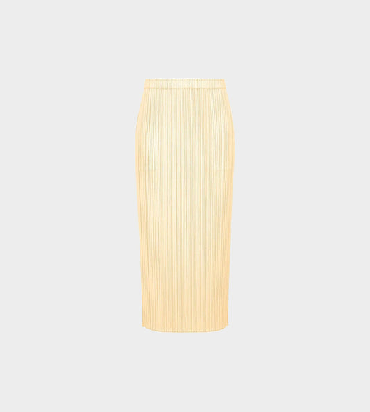 Pleats Please Issey Miyake - Basic Pleated Skirt Beige