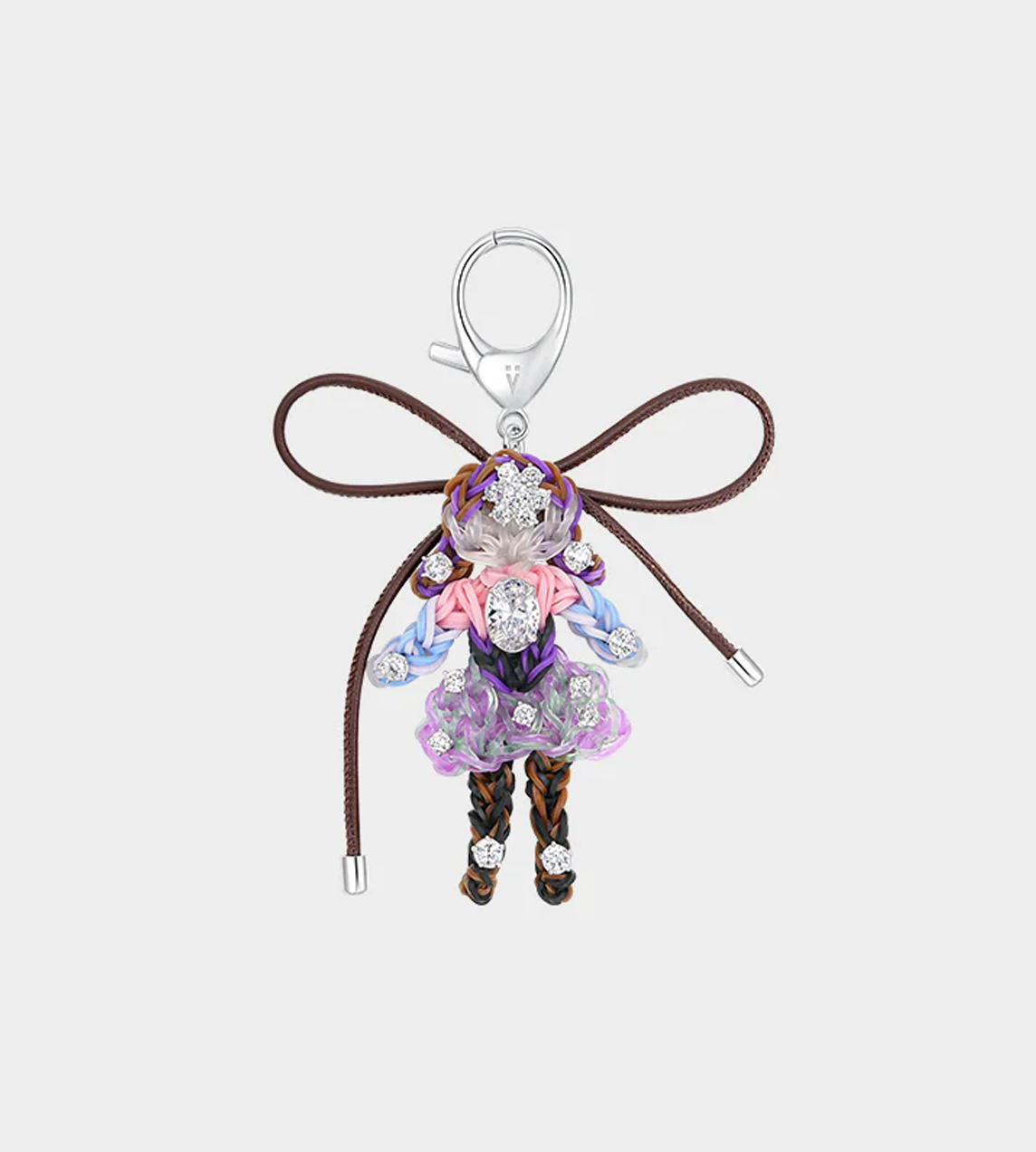 YVMIN - Rubber Band Girl Bag Charm Purple