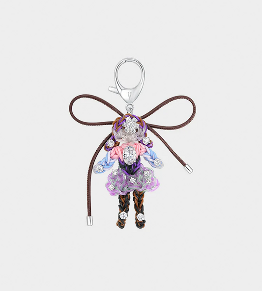 YVMIN - Rubber Band Girl Bag Charm Purple