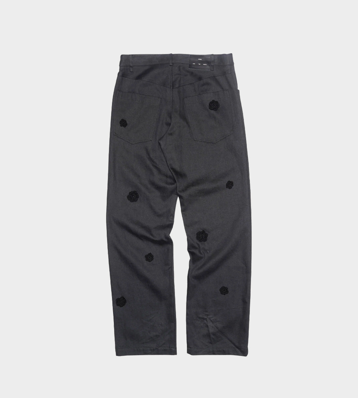Song For The Mute - 'Daisy' Long Work Pant Black