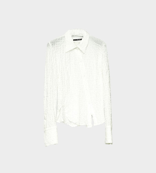 Song For The Mute - L/S Twisted Shirt White