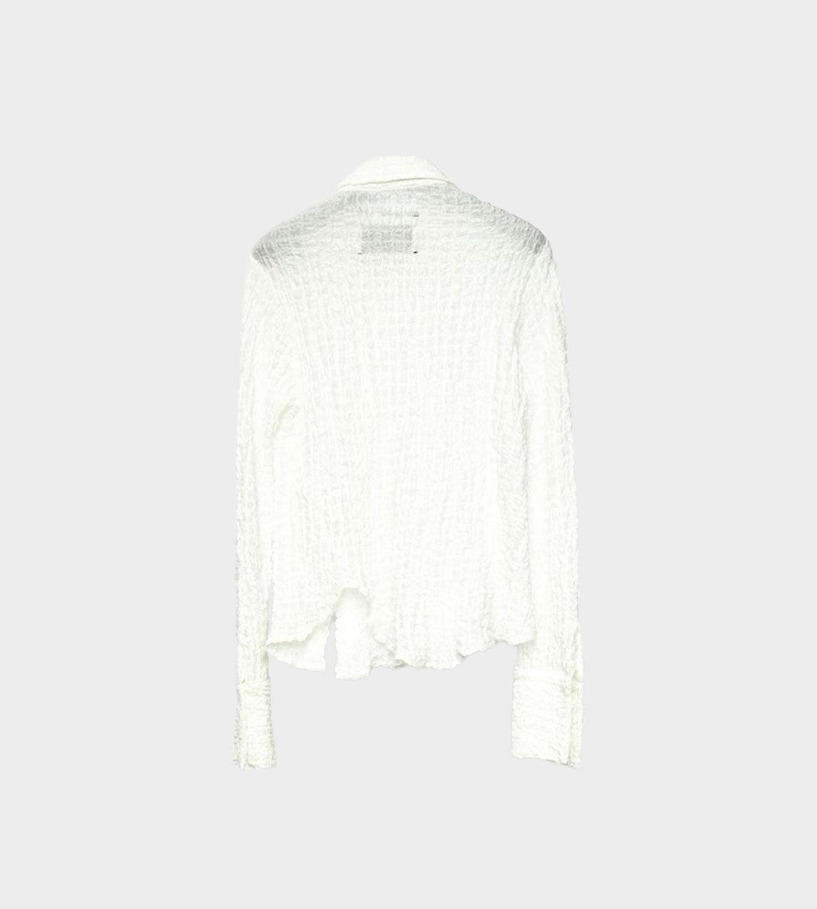 Song For The Mute - L/S Twisted Shirt White