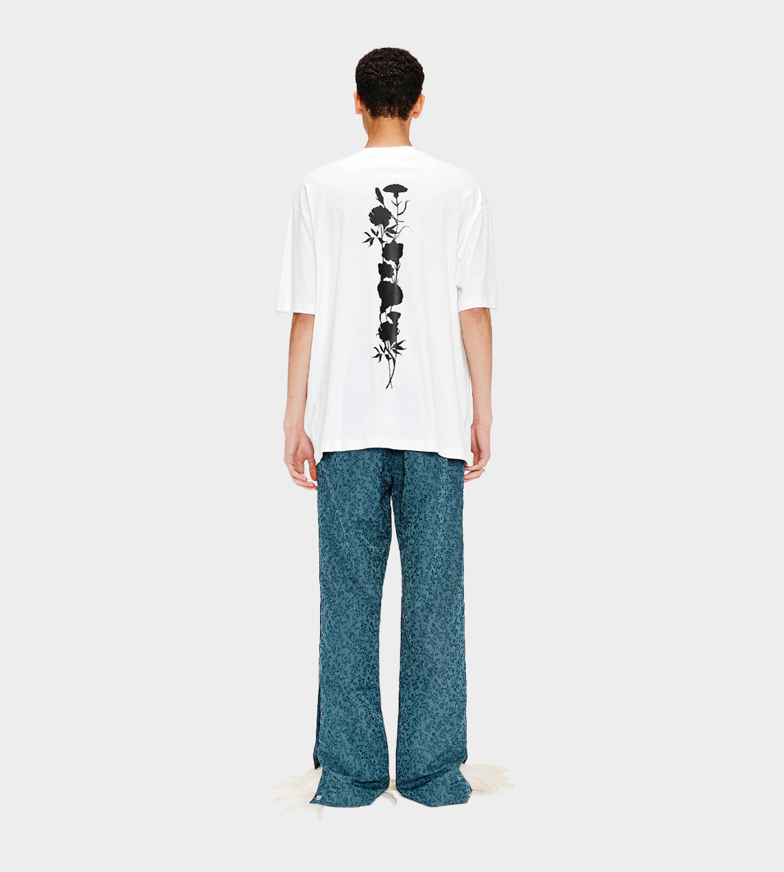 Song For The Mute - Logo' Oversized T-Shirt White