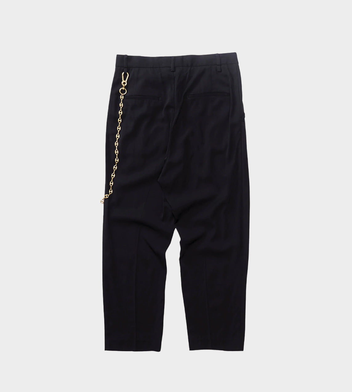 Song For The Mute - Pleated Tapered Pant Black