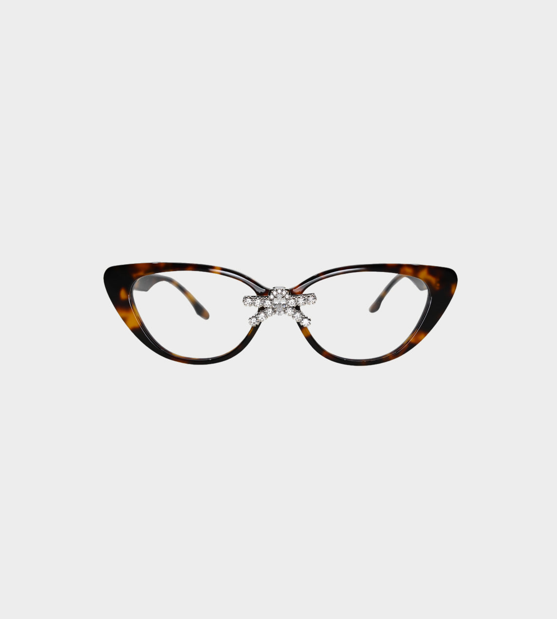 SHUSHU TONG - Front Bowknot Glasses Brown
