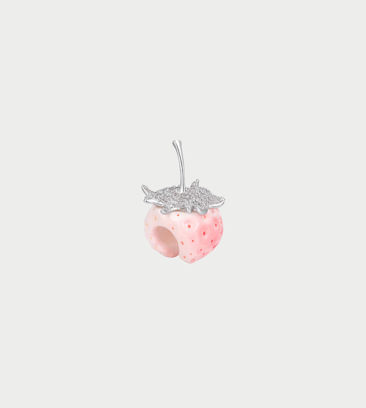 Strawberry Ear Cuff Pink