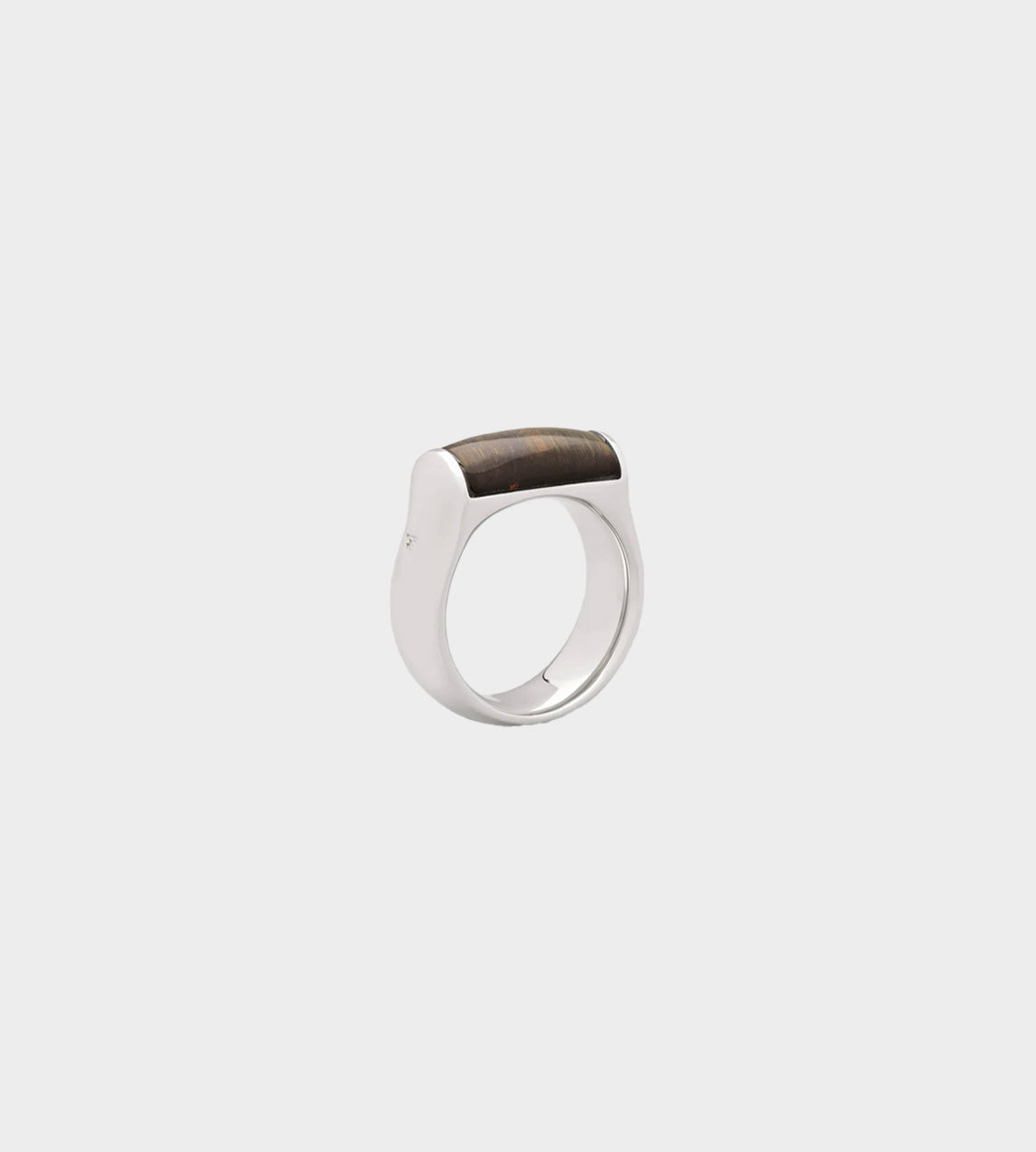 Tom Wood - Crest Ring Blue Hawk Eye