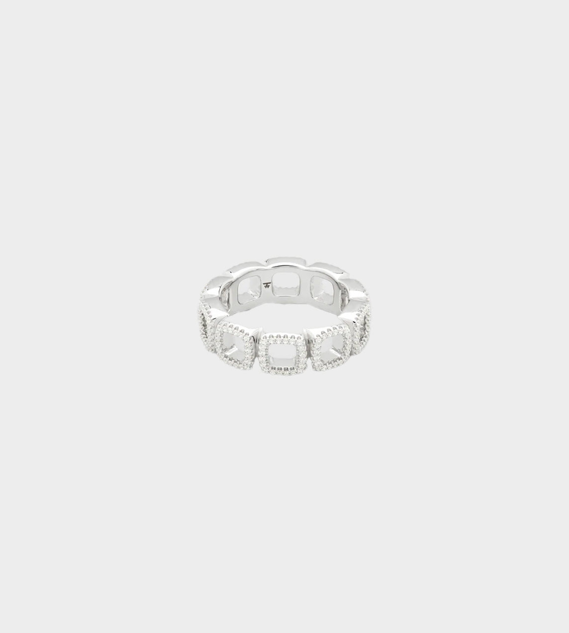 Tom Wood - Cushion Band Open Zirconia