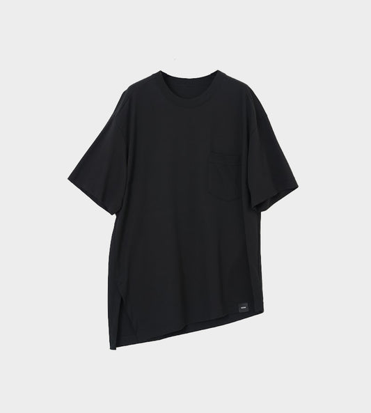 UJOH - Slit Half Sleeve T Black