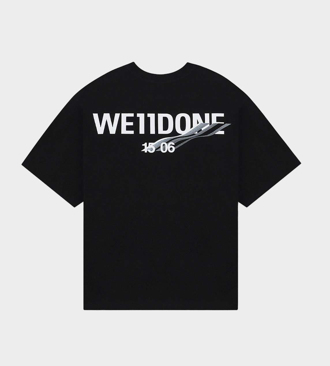 WE11DONE - New Wave Logo T-Shirt Black