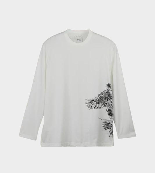 Y-3 - GF Long-sleeve Tee White