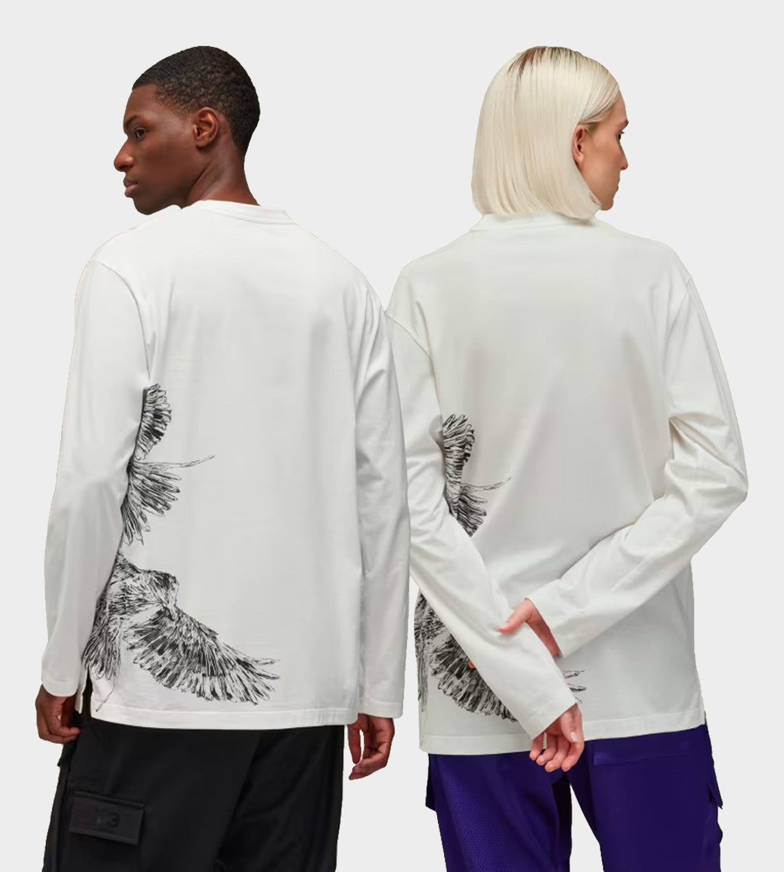 Y-3 - GF Long-sleeve Tee White