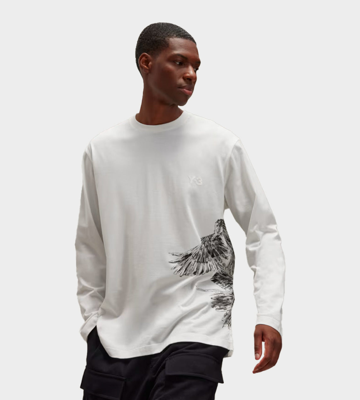 Y-3 - GF Long-sleeve Tee White