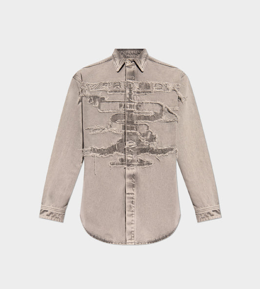 Y/Project - Paris' Best Patch Shirt Grey