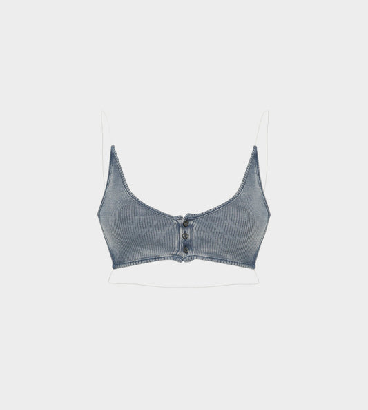 Y/Project - Invisible Strap Bralette Blue Wash
