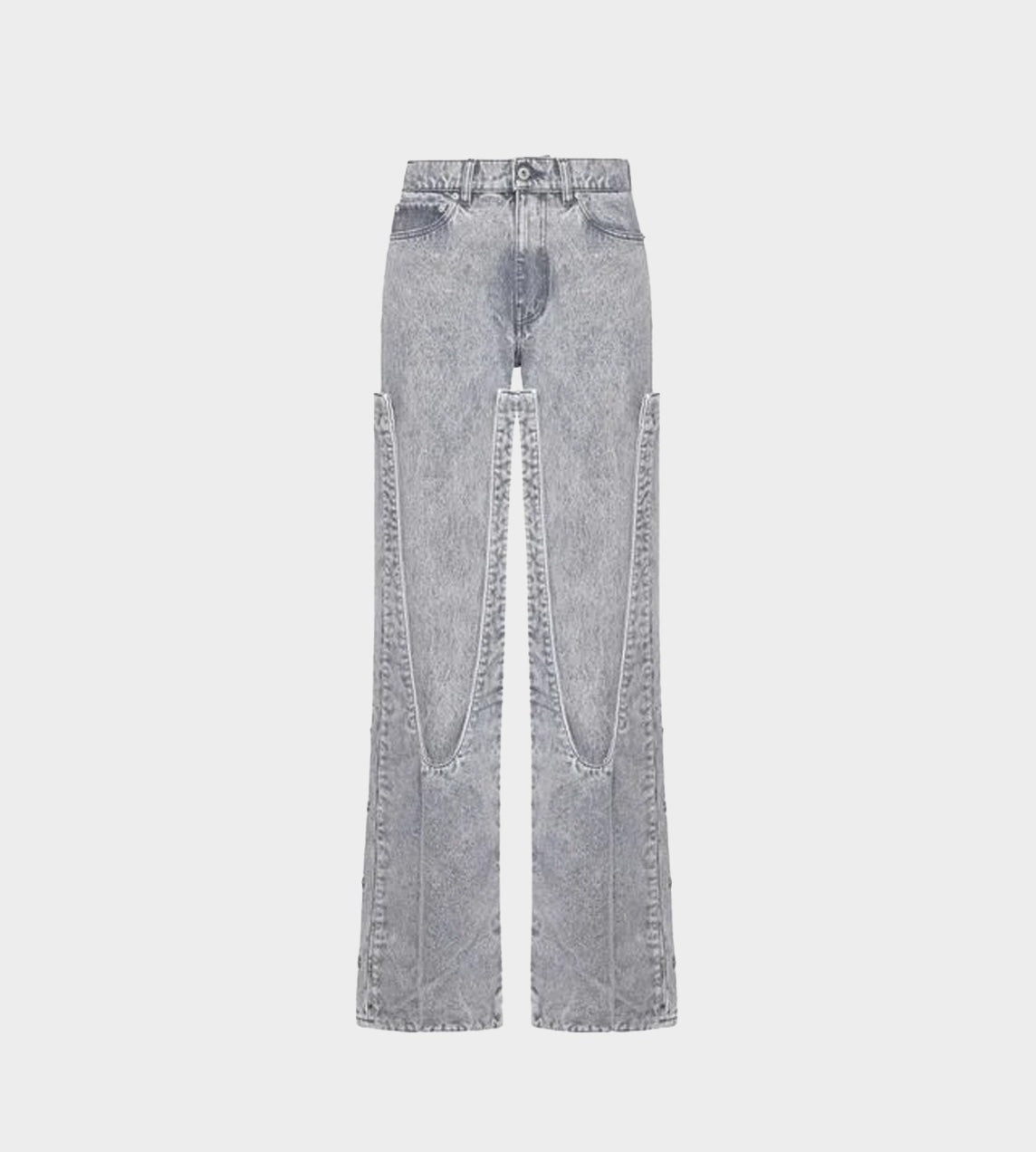 Y/Project - Snap Off Chap Jeans Vintage Grey
