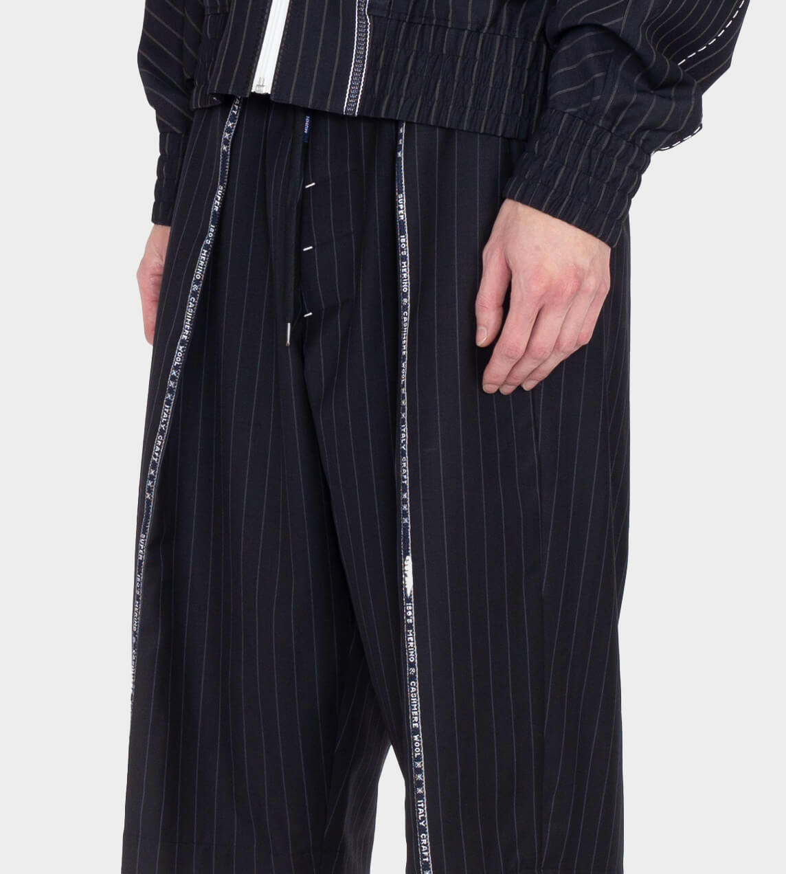 Munn - Black Pinstripe Selvedge Short