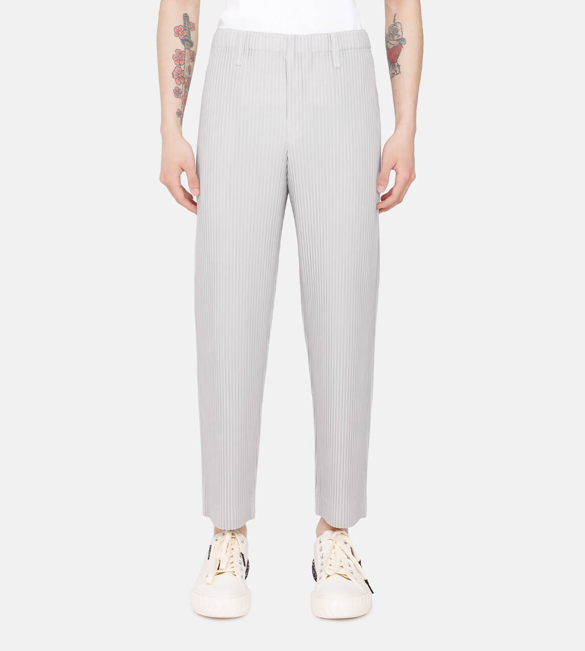 Homme Plisse by Issey Miyake - Basic Pleated Straight Leg Pants