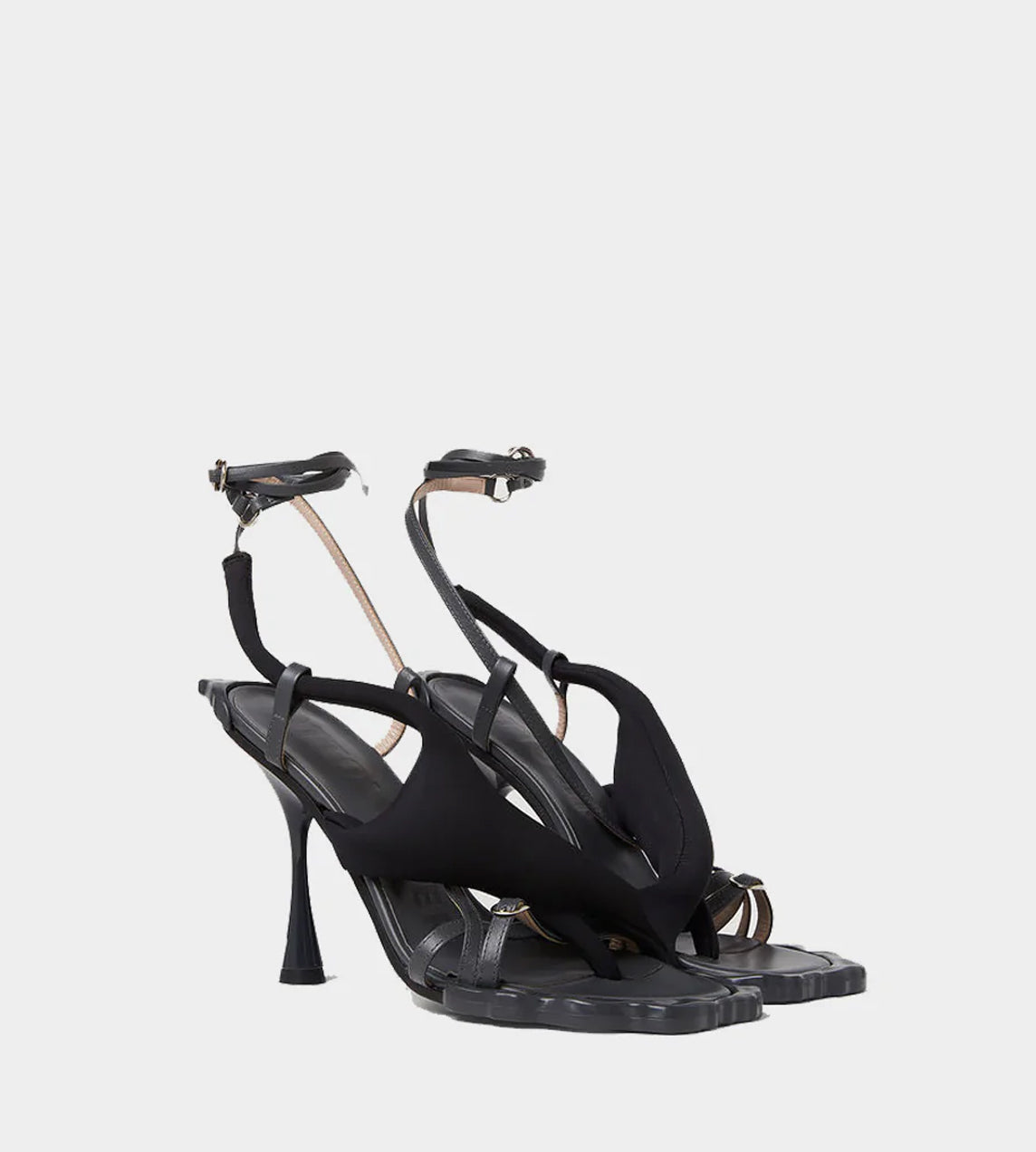 Ottolinger - Flower Heels Black