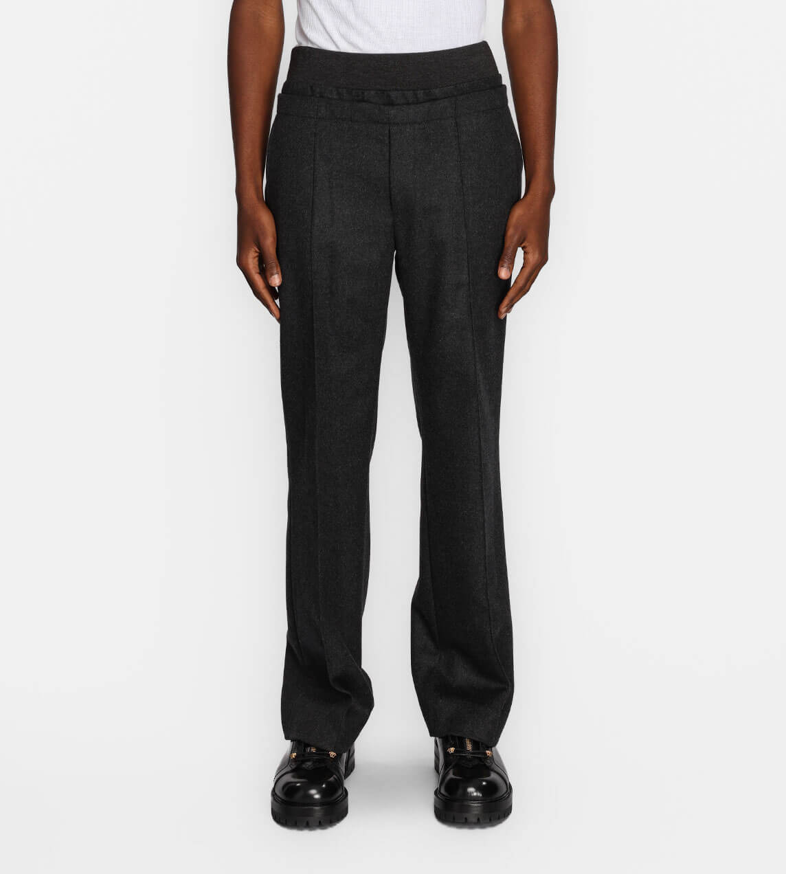 System - Pressed Crease Trouser Charcoal Grey