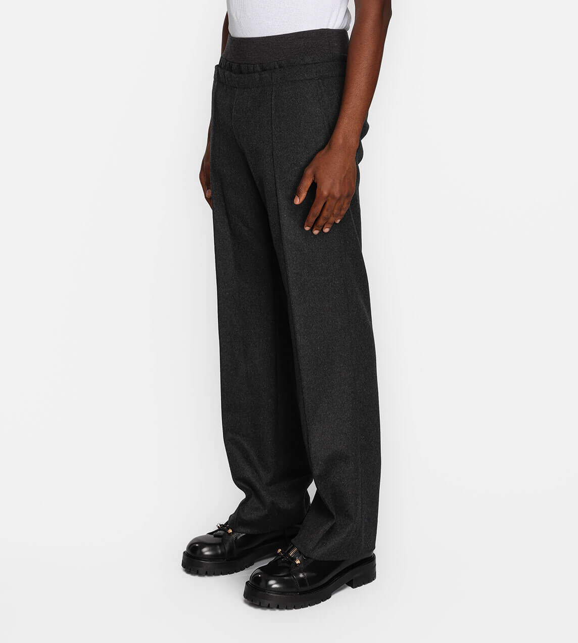 System - Pressed Crease Trouser Charcoal Grey