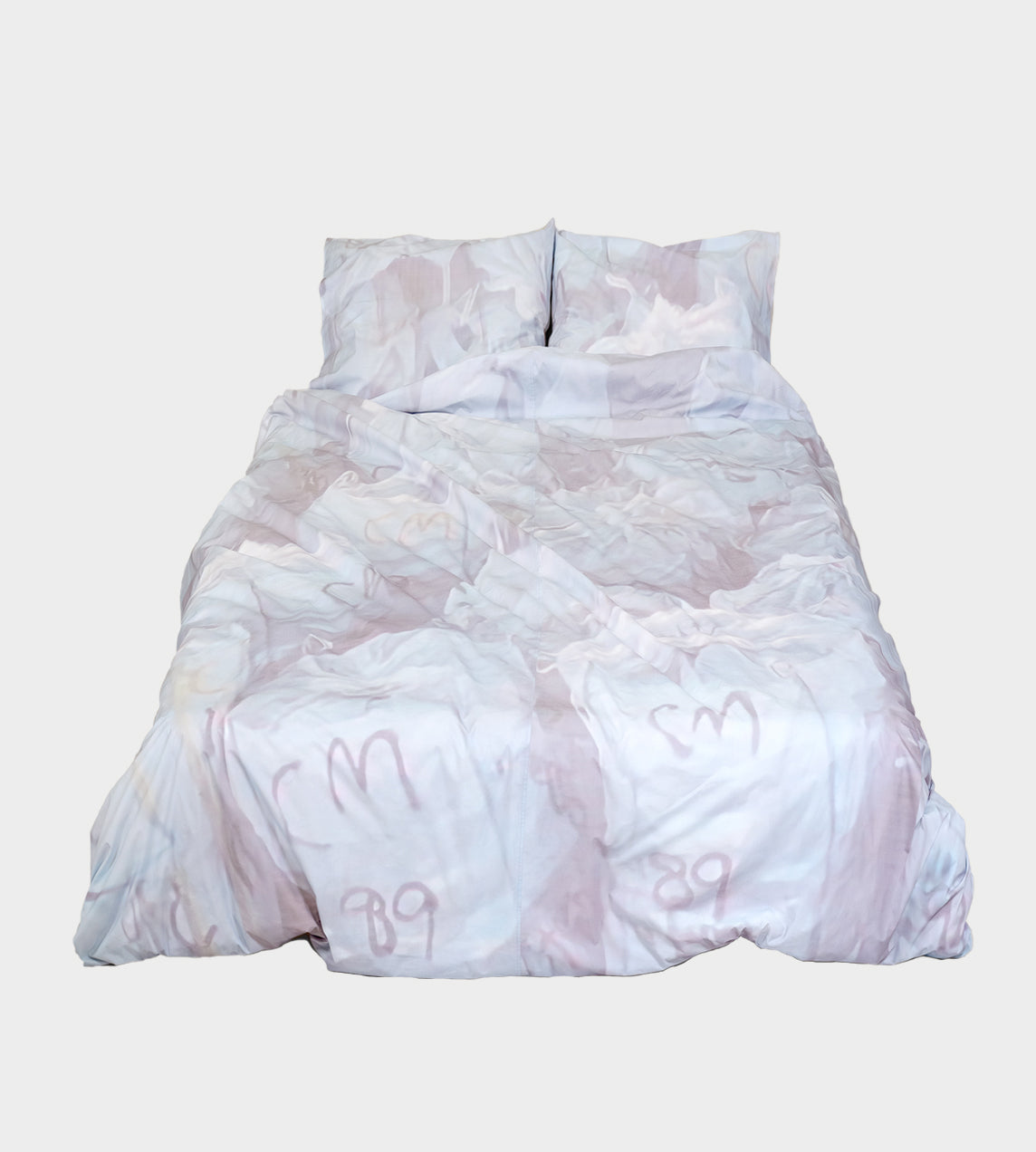 Serapis - 'White Bags' Queen Bed Sheets