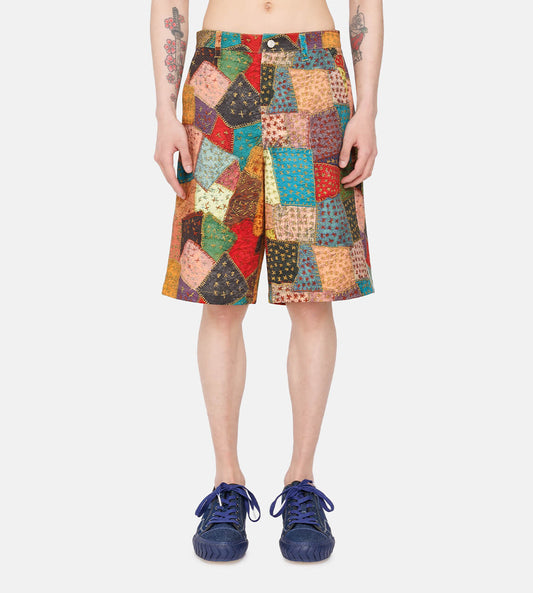 Andersson Bell - Patchwork Printed Shorts Multi
